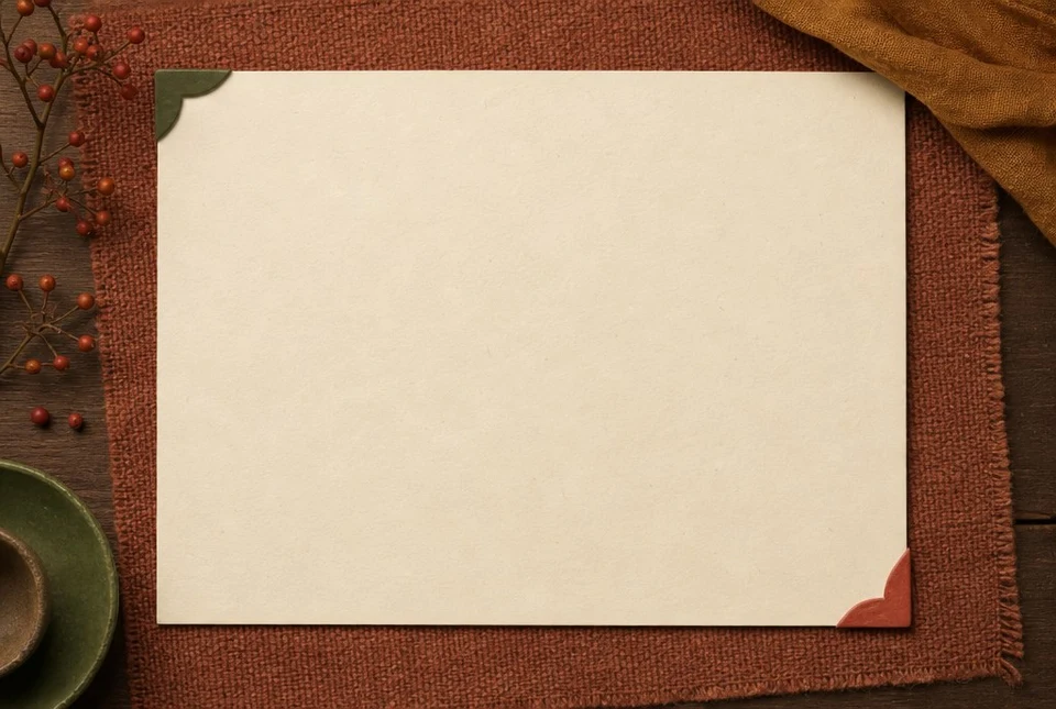 Beispiel für die Papiergestaltung ohne Hinweistext
