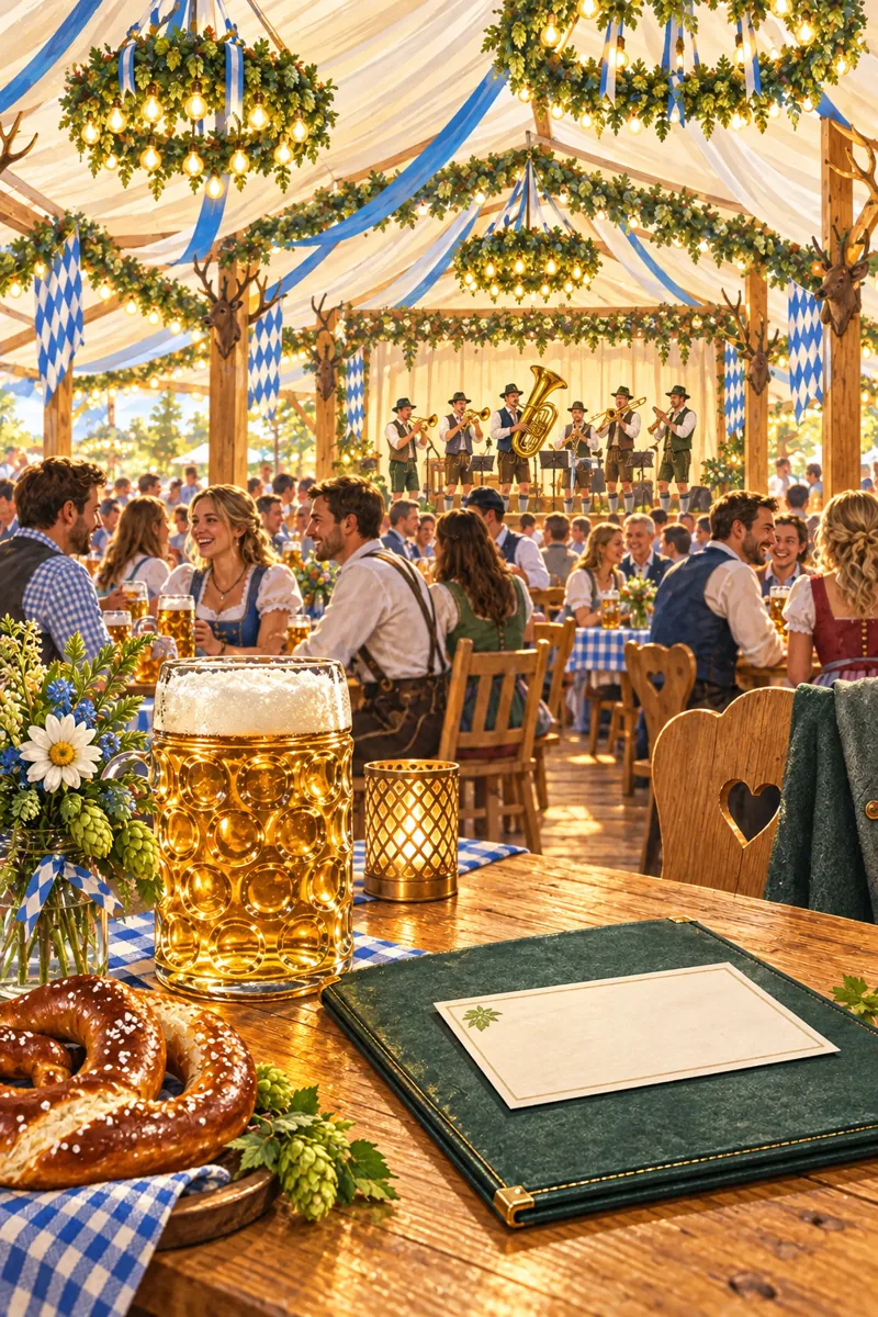 Jubiläumsabend im Goldhirsch-Zelt