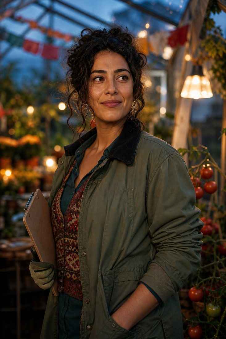 Aylin Sommer, Koordinatorin des Gemeinschaftsgewächshauses